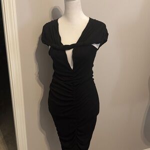 Emporio Armani Black Midi Dress